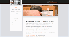 Desktop Screenshot of barcodeadvice.org